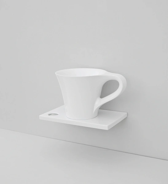 раковина, artceram, cup, шгв 690*500*425, отверстия для смесителя-отсутствуют, цвет-белый глянцевый