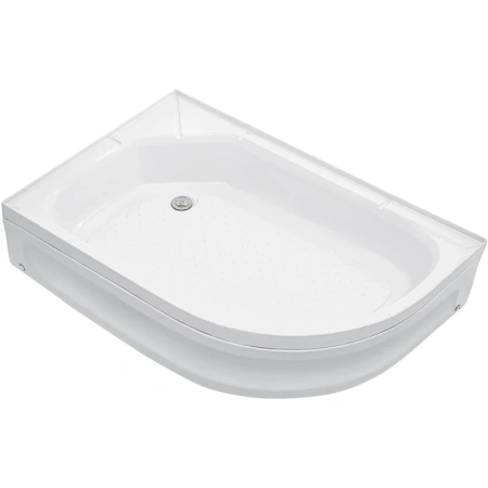 душевая кабина river dunay 120x90x26 mt l 10000003128 профиль матовый хром задняя стенка белая