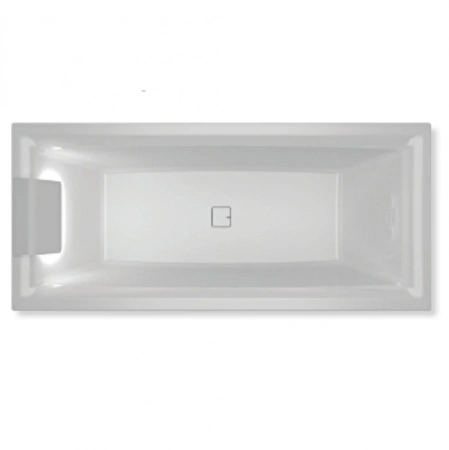 Акриловая ванна Riho Still Square 180x80 LED L B099034005, заполнение через перелив