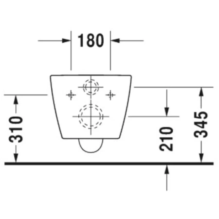 унитаз duravit me by starck 45290900a1 подвесной, безободковый, с сиденьем микролифт, белый