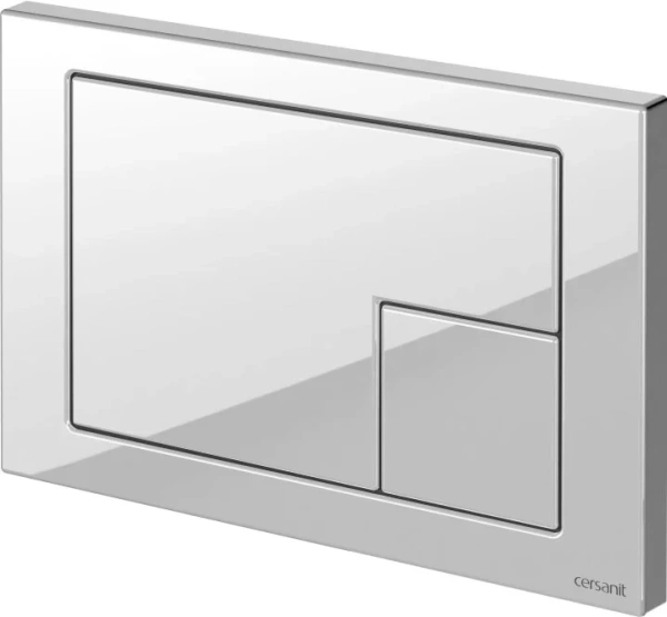 кнопка смыва для инсталляции cersanit corner 64077 для унитаза, пластик, цвет белый