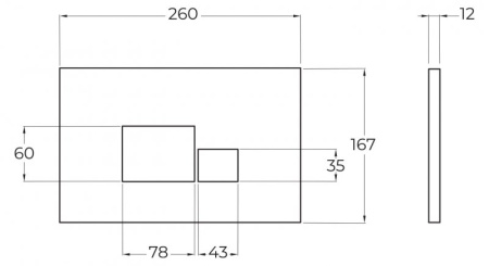 комплект инсталляции belbagno bb026/bb041cr с клавишей смыва цвет хром.