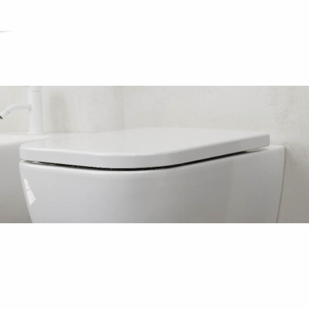 сидение для унитаза hatria 02y1vb01 с микролифтом, белый