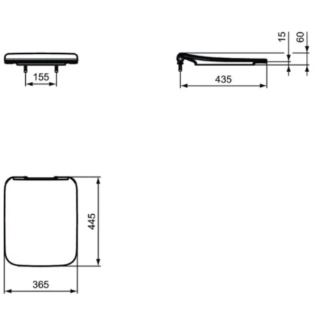 унитаз подвесной ideal standard strada ii aquablade® t359701