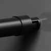 душевая стенка am.pm x-joy w94wi-120-f1-bte, 120 см, со свободным входом, профиль черный, стекло прозрачное