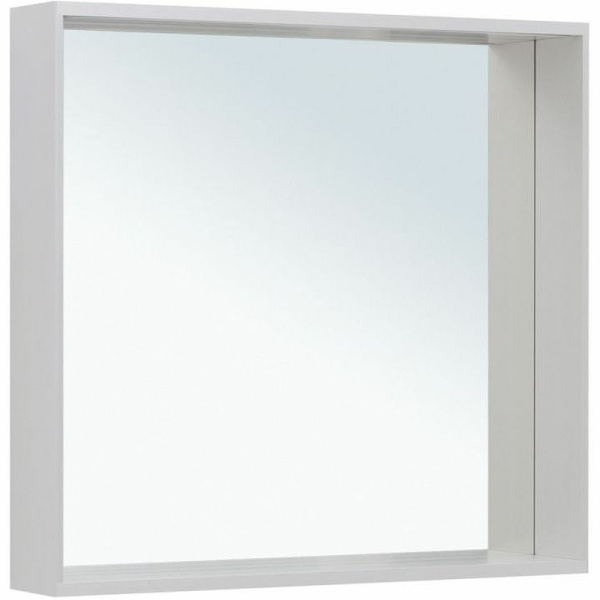 зеркало allen brau reality 80 1.32018.02 с подсветкой серебро браш с сенсорным выключателем