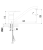 смеситель для кухни lemark pramen lm3304c хром