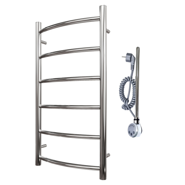 полотенцесушитель point афина п6 pn04148e электрический, левый | правый, 40x80 см, хром