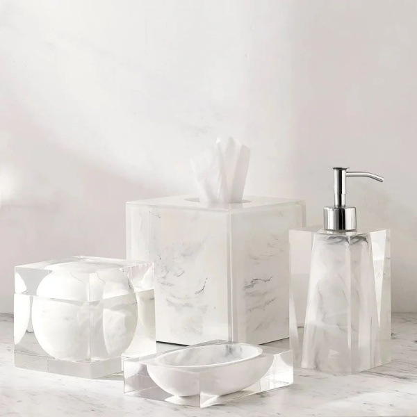 Диспенсер для салфеток Kassatex Ducale White ADE-TH-WB