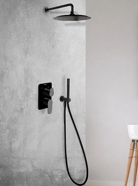 смеситель для душа ramonsoler alexia 361503snm черный матовый
