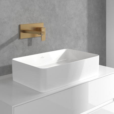 смеситель для раковины с донным клапаном villeroy & boch architectura square tvw12500300076