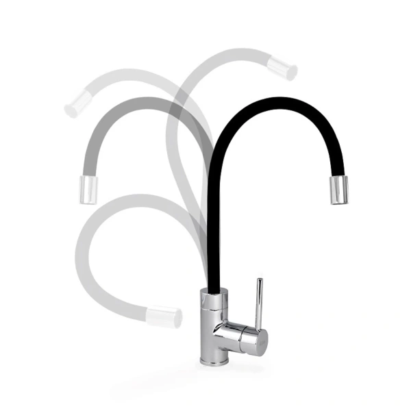 смеситель для кухни iddis kitchen 360 k36sbjbi05 с гибким изливом