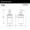 дозатор для жидкого мыла whitecross ergo er2240bl настенный, черный мат