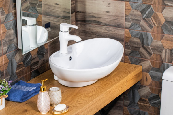 накладная раковина в ванную 66 см melana mln-a005