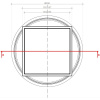 душевой трап 144x144/50 мм pestan confluo standard plate 1 13702556 2 в 1 с основой под плитку