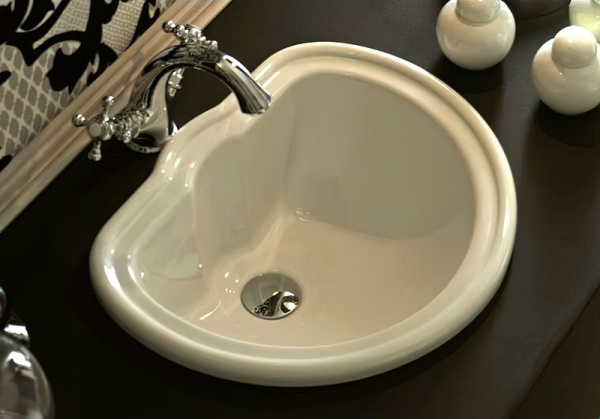 раковина встраиваемая migliore bella ml.bll-25.046.bi 46х38 см, белая