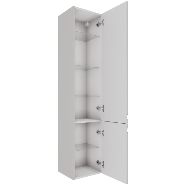 шкаф пенал aquatek вега 35 r aq70035r-lg подвесной серый туман