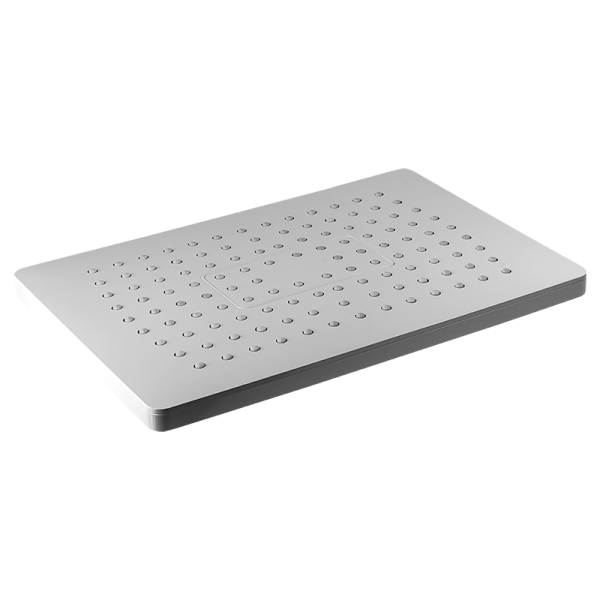 верхний душ abs пластик elghansa mq-035-white, прямоугольный 300*200 мм, 1 режим