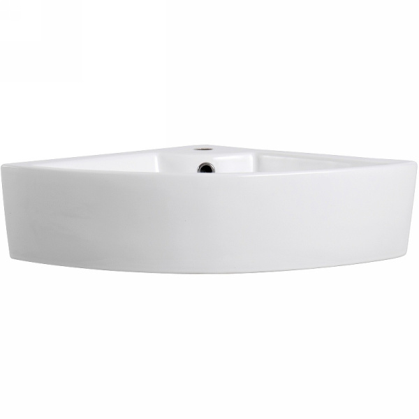 раковина aquatek 47 aq5166b-00 угловая белая