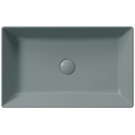 раковина gsi kube x 945304 накладная, 60x37 см, agave opaco (зеленый матовый)
