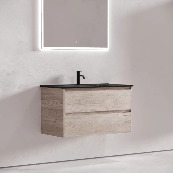 тумба под раковину sancos libra 90 lb90eg подвесная дуб галифакс натуральный