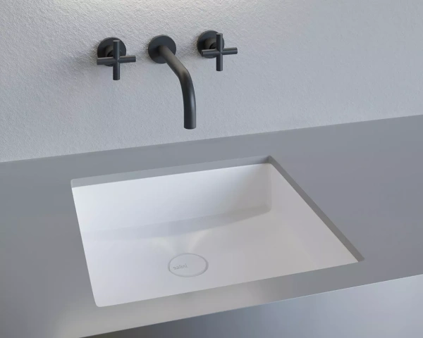 раковина встраиваемая salini marea 07 1802207mrf в цвете по ral