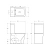 унитаз компакт belbagno ardente r bb02093cpr/bb2312sc без бачка с сиденьем микролифт