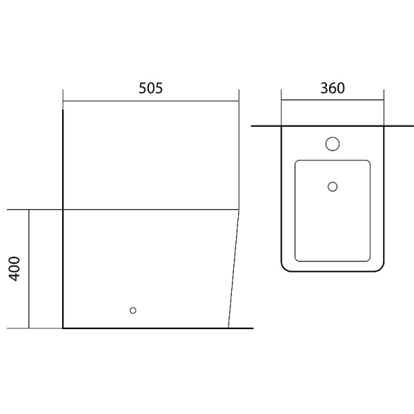 биде aquatek либра new aq1266n-00 белое