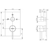 смеситель для ванны bravat arc p69193c-eng