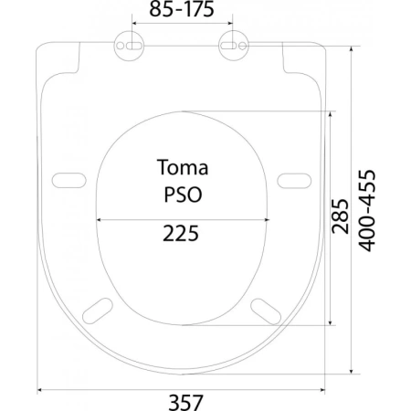сиденье berges дюропласт toma so крепление микролифт, быстросъем, металл