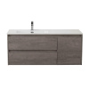 раковина belbagno bb1200etl-r 121 см, полувстраиваемая, цвет белая