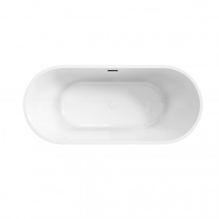 акриловая ванна belbagno uno 170x75 bb701-1700-750-k без гидромассажа