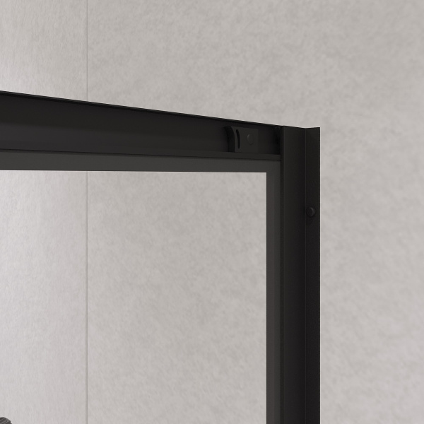 душевой уголок rgw passage pa-51b 100×100 02085100-14 профиль черный, стекло прозрачное