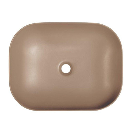 раковина-чаша belbagno 50 bb1302-h316 бежевая матовая