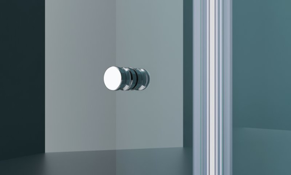 душевая дверь belbagno etna 150 etna-b-11-90+60-c-cr профиль хром стекло прозрачное