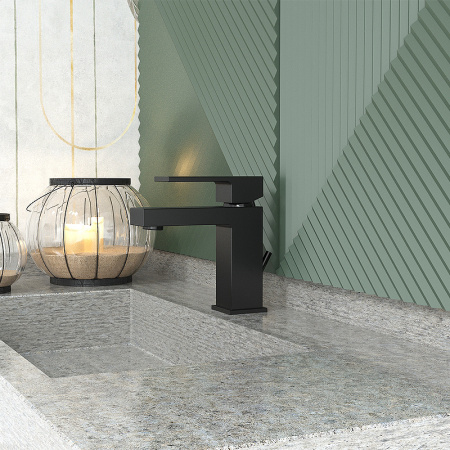 смеситель для раковины paini dax-r 84pz211r черный матовый