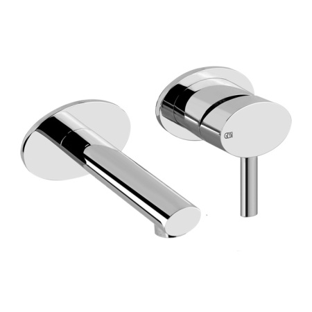Смеситель Gessi Ovale 23087#031 для раковины, длина излива 11.4 см, цвет хром