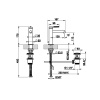 смеситель для раковины gessi ingranaggio 63501#149 никель