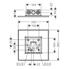 верхний душ 300 мм axor showersolutions 35317000