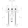 смеситель gessi inciso 58013#149 для раковины