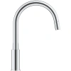 смеситель для кухни grohe bauflow 30549000 с выдвижным изливом, хром
