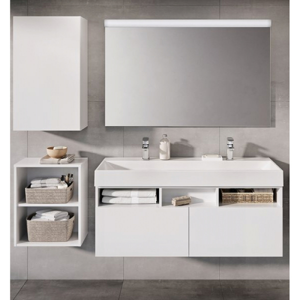 подвесной шкаф ravak sb natural 45 x000001054 белый глянец