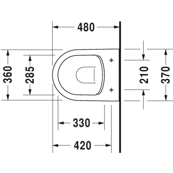 унитаз duravit me by starck rimless 45300900a1 подвесной, безободковый, с сиденьем микролифт, белый