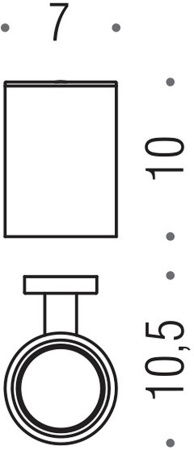 стакан для зубных щеток colombo design plus w4902.bm