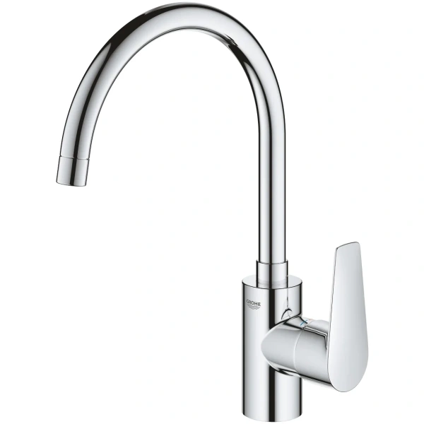 смеситель для кухни grohe bauedge 31590000 хром