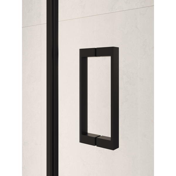 душевая дверь rgw passage pa-104b 100 060810410-14 профиль черный, стекло прозрачное