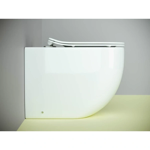 унитаз приставной ceramicanova metropol cn4004 безободковый