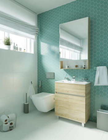 тумба с раковиной 1marka mira 60н у83303 дуб сонома тумба с раковиной 1marka mira 60н у83303 дуб сонома