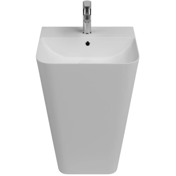 раковина isvea sott'aqua 10sq37001sv-2l напольная, 50x42 см, белый матовый