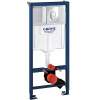 комплект унитаза aquatek либра new aq1148n-00 с инсталляцией grohe rapid sl 38721001 с сиденьем микролифт и клавишей смыва хром